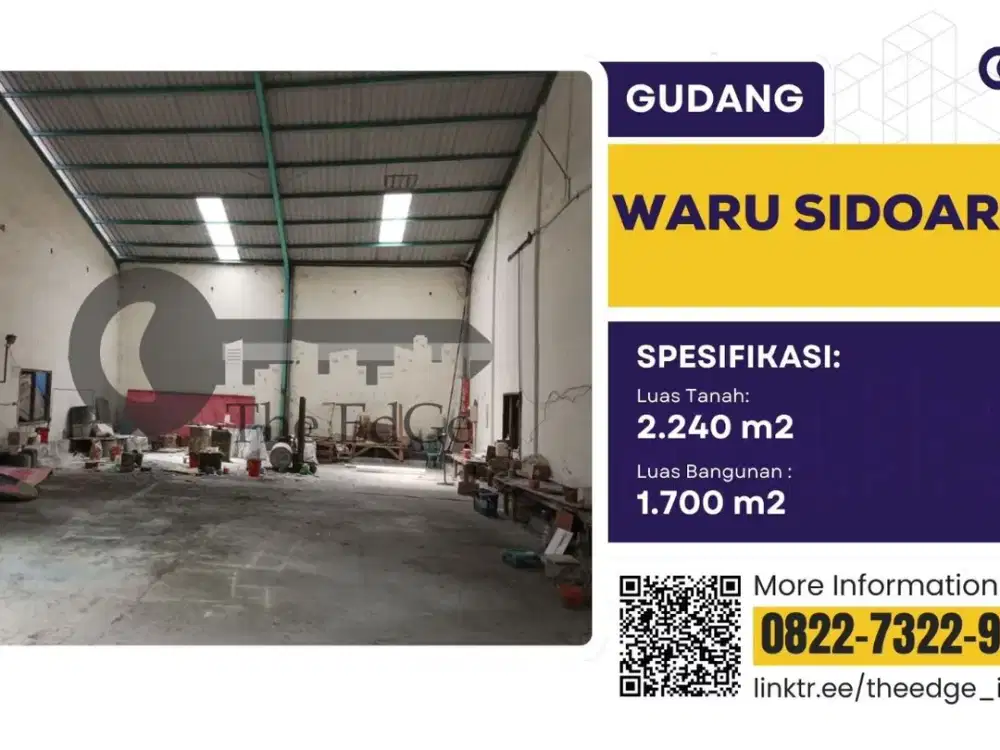 Jual Gudang Waru Sidoarjo - The EdGe