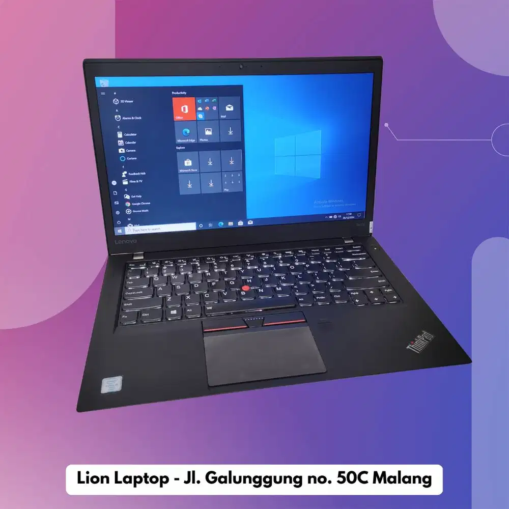 RAM 8GB SSD 256GB Core i5 Slim Lenovo Thinkpad T460s [06|10]