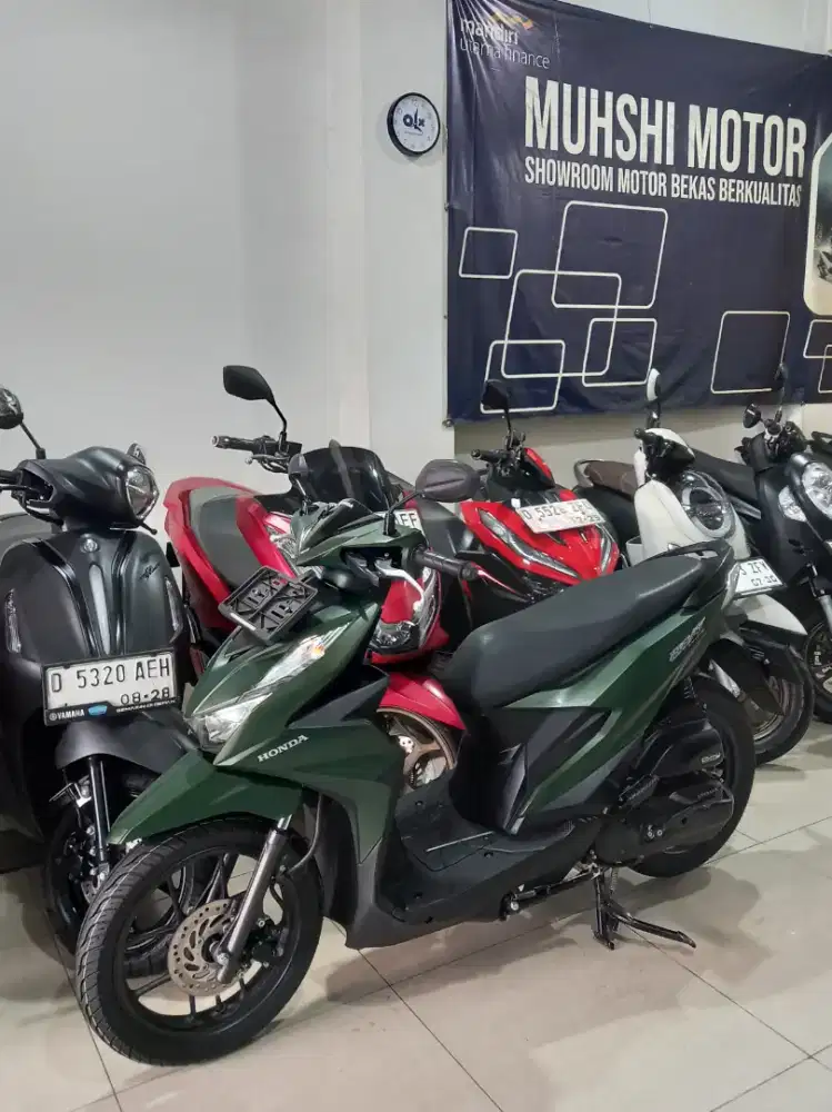 BEAT DELUXE CBS ISS 2024, SEPERTI BARU KM 12 RIBU, MUHSHI MOTOR