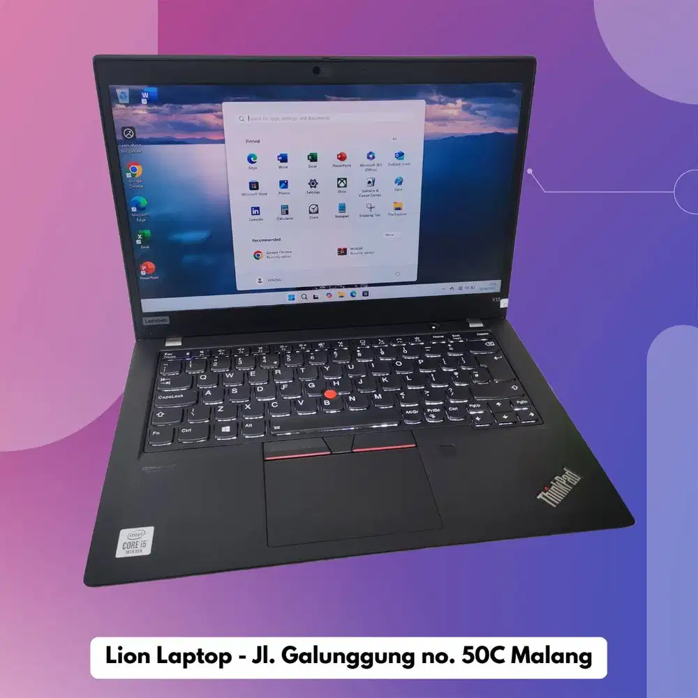 Core i5 Gen 10 slim mulus RAM 8GB SSD 256 Lenovo Thinkpad X13 [06|10]