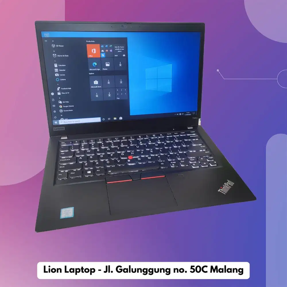 RAM 16GB SSD 512GB Core i5 Slim Lenovo Thinkpad T490s [06|10]