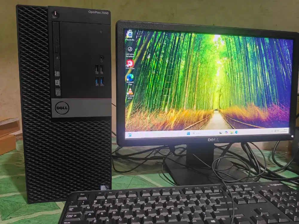 PC Dell i7-6700 RAM 16GB SSD NVMe 256GB Fullset Bergaransi