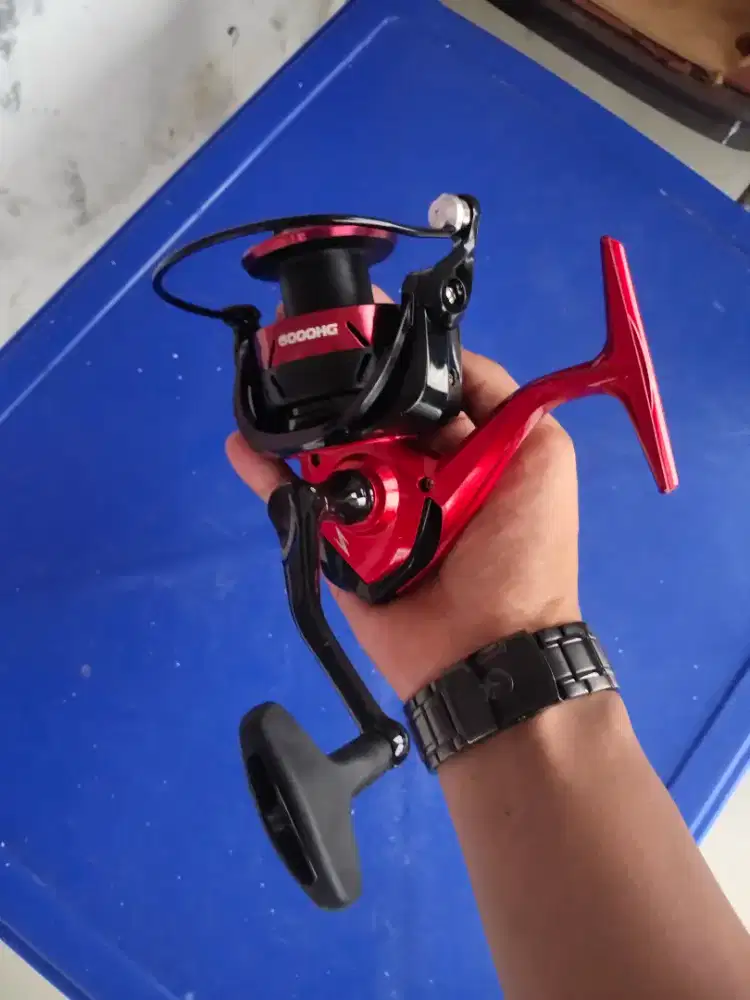 Katrol Pancing Reel 6000 Besi Smooth kondisi Baru