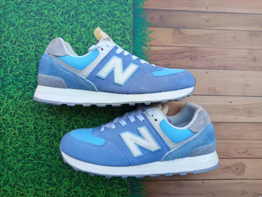 New Balance 574 Industrial Blue Sky•Preloved, Second, Thrift•