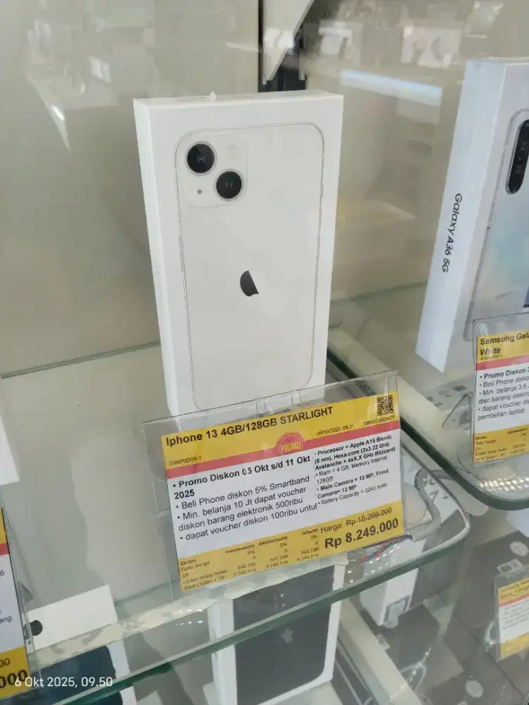 Iphone 13 , Cicilan tanpa DP, bebas bunga, Syarat KTP saja