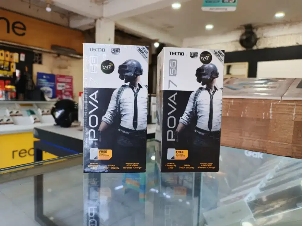 [ Fast respon WA ] Tecno Pova 7 5G 8+8/128 Garansi resmi 13bln
