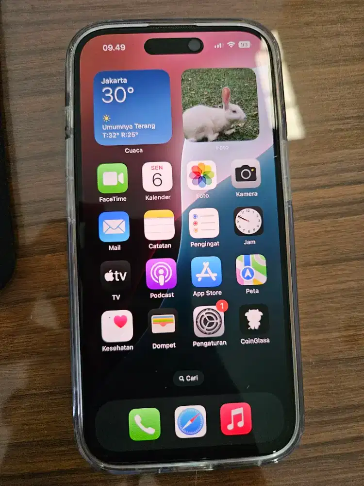 Iphone 15 128 Gb Black gransi resmi blibli