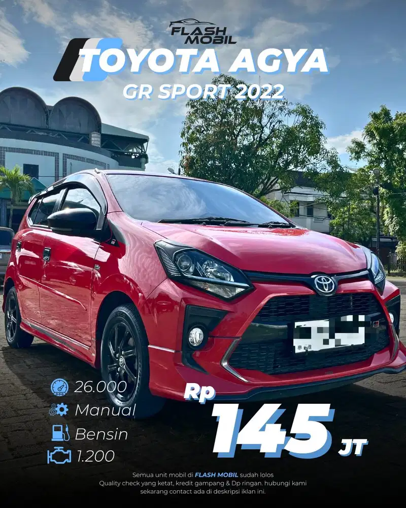 Toyota Agya GR 1.2 Manual 2022