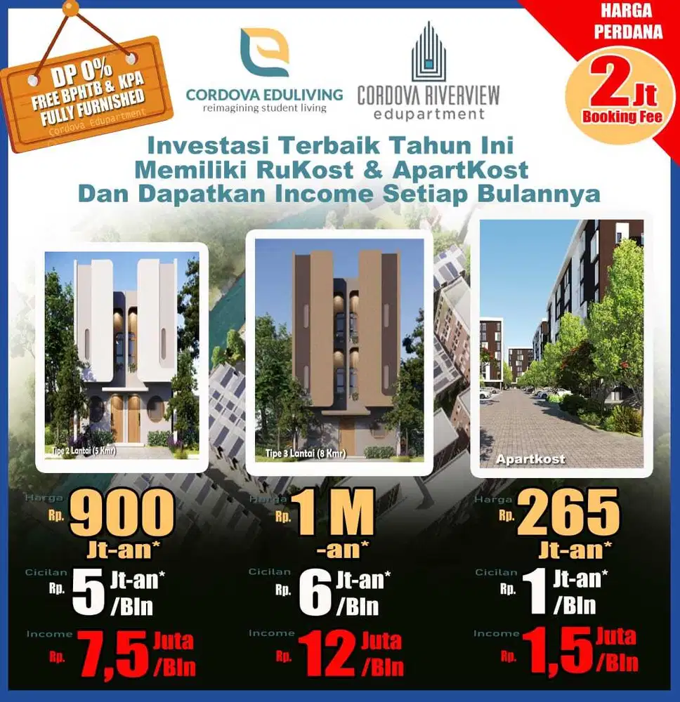 Finansial Mantap! Melaju Tinggi: Kosan Mewah Cordova