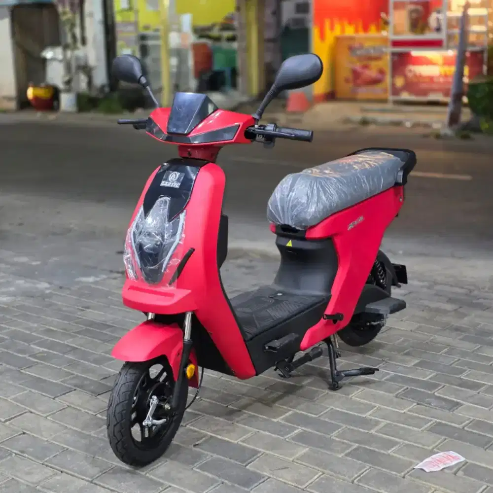 Sepeda listrik exotic x-670 jok lurus bisa kredit tanpa DP