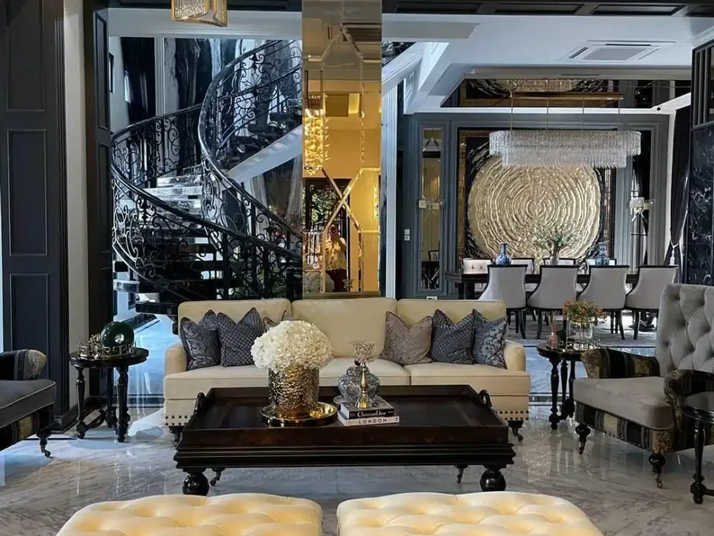 Turun Harga Rumah Mewah Paket komplit dilengkapi kolam renang lift dan karaoke room