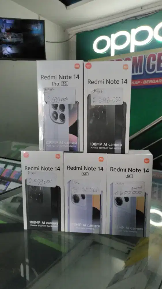 READY REDMI NOTE 14 SERIES , BISA CASH / KREDIT