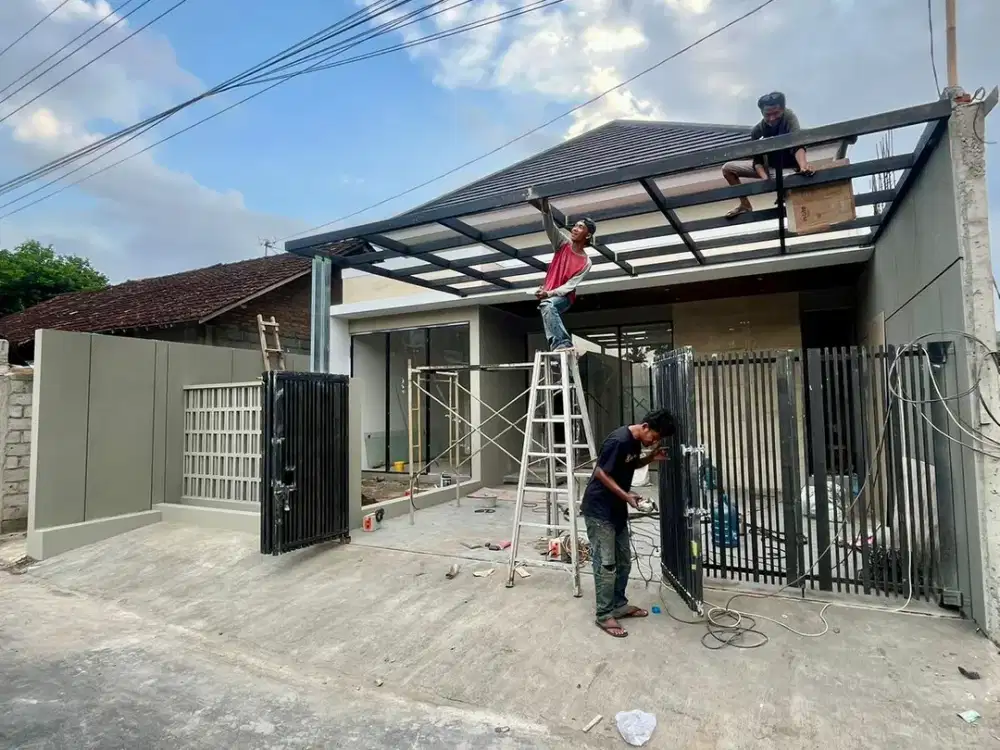 Rumah kontemporer baru 1 lantai dekat candi Sambisari