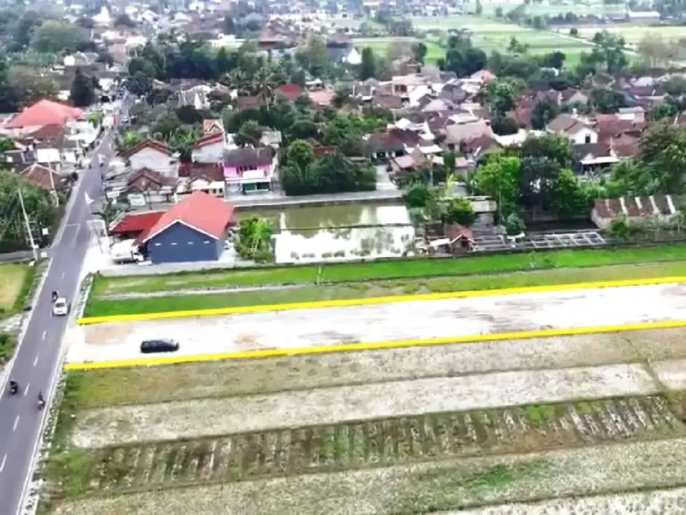 Tanah Siap AJB Tepi Jalan Aspal Dekat SMA N 1 Godean, SHM