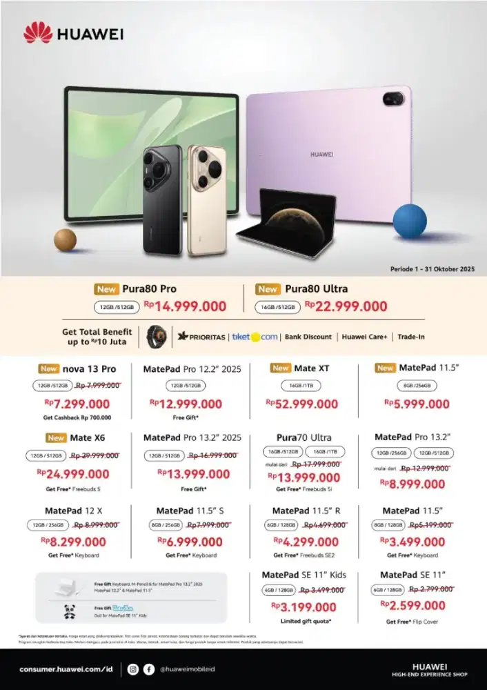 Huawei Pura 80 Pro bisa cicilan