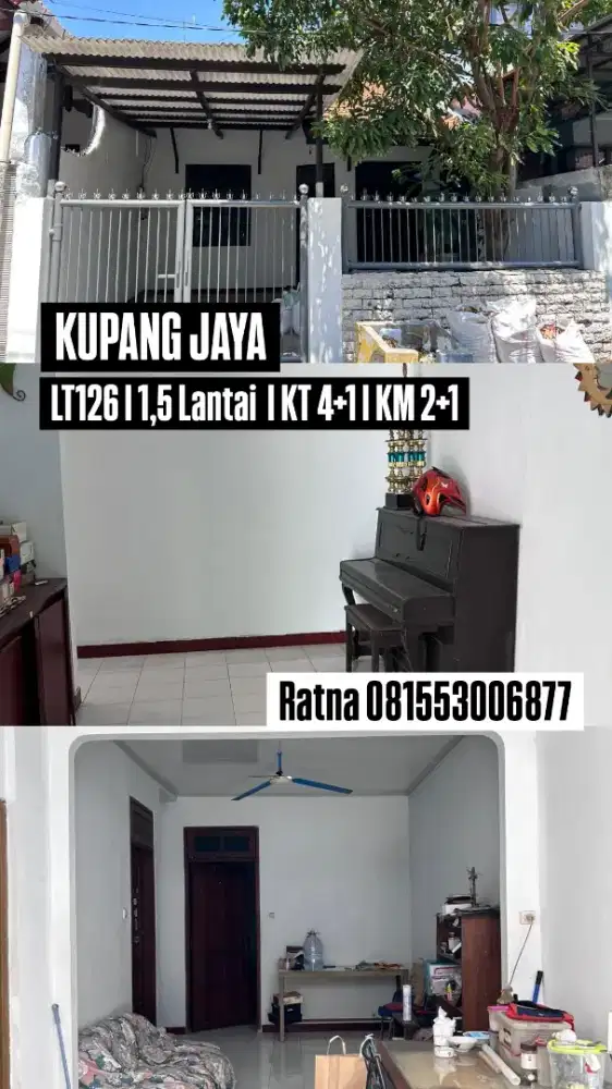Dijual Cepat Rumah Kupang Jaya Dekat Ciputra World