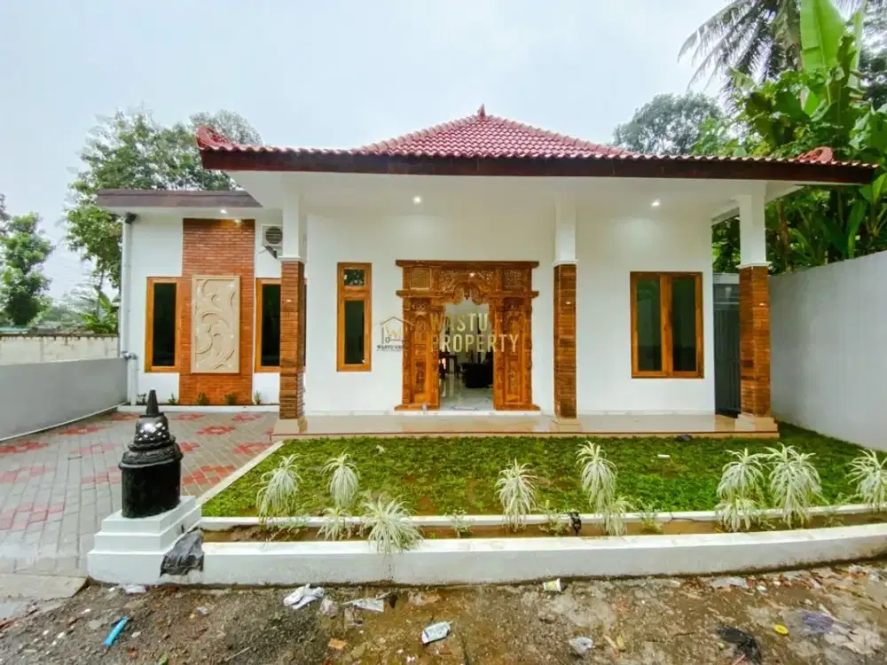 RUMAH CANTIK NUANSA TRADISIONAL DI BOROBUDUR
