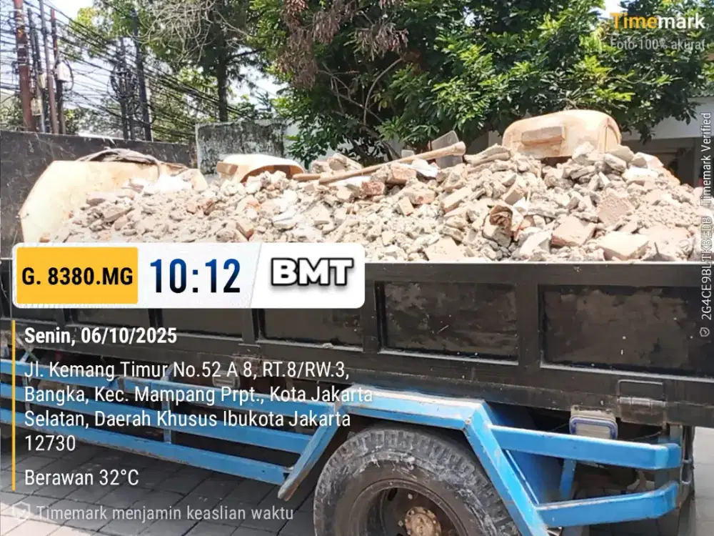 Jasa angkut puing murah berkualitas