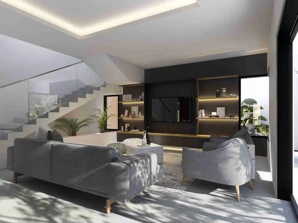 Rumah Brand New Modern Tropis Full Furnished, Kencana Loka BSD