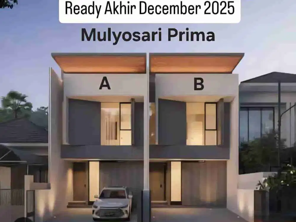 Rumah Baru Mulyosari 2jejer dekat ITS Under 2M