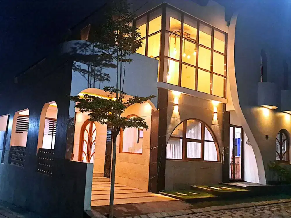 ✨ CONTOH VILLA FULL FURNISHED 2 LANTAI + ROOFTOP – KOTA BATU