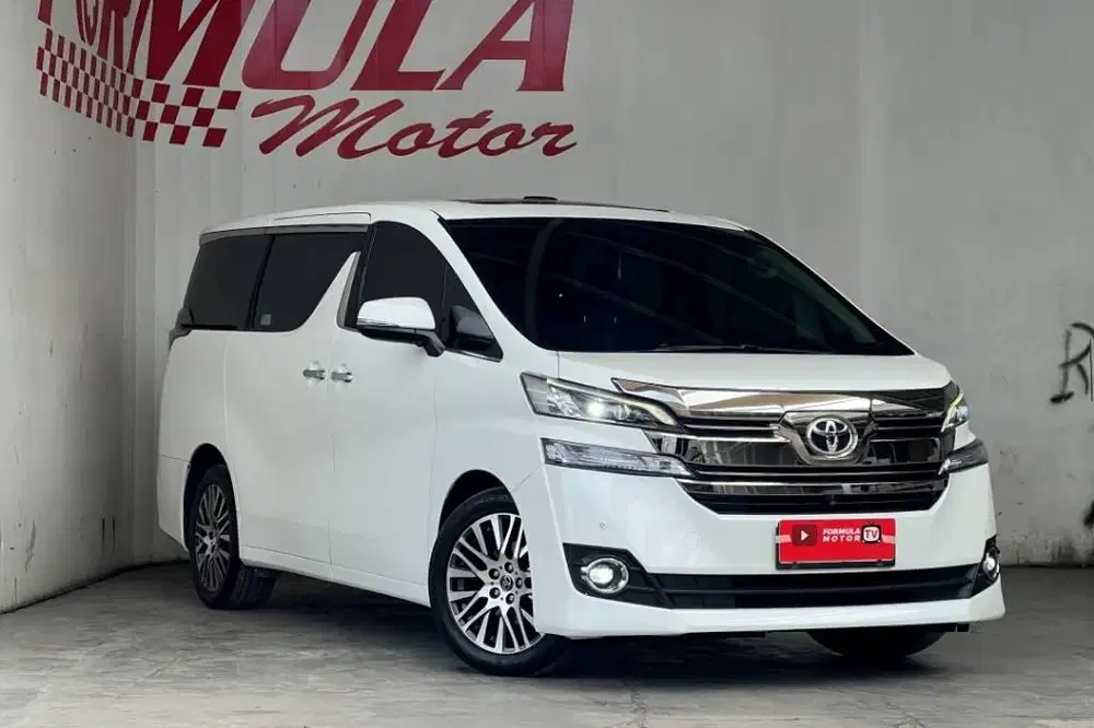 TOYOTA VELFIRE G 2.5 A/T 2017 PUTIH