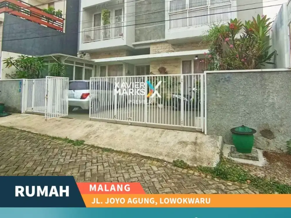 Dijual Rumah 2 Lantai Kawasan Kampus di Joyo Agung Malang
