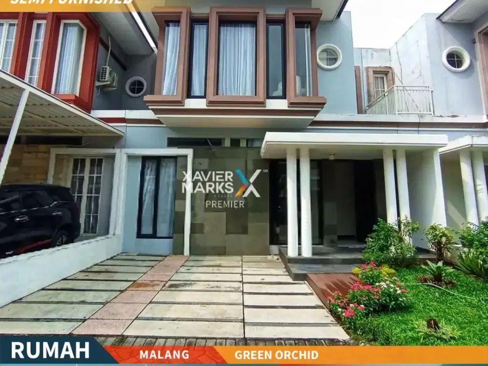 Dijual Rumah Semi Furnish Private Cluster Green Orchid Malang