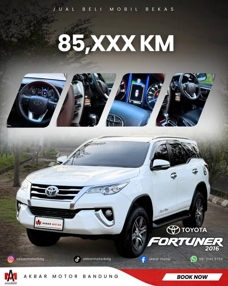 TOYOTA FORTUNER G DIESEL 2016