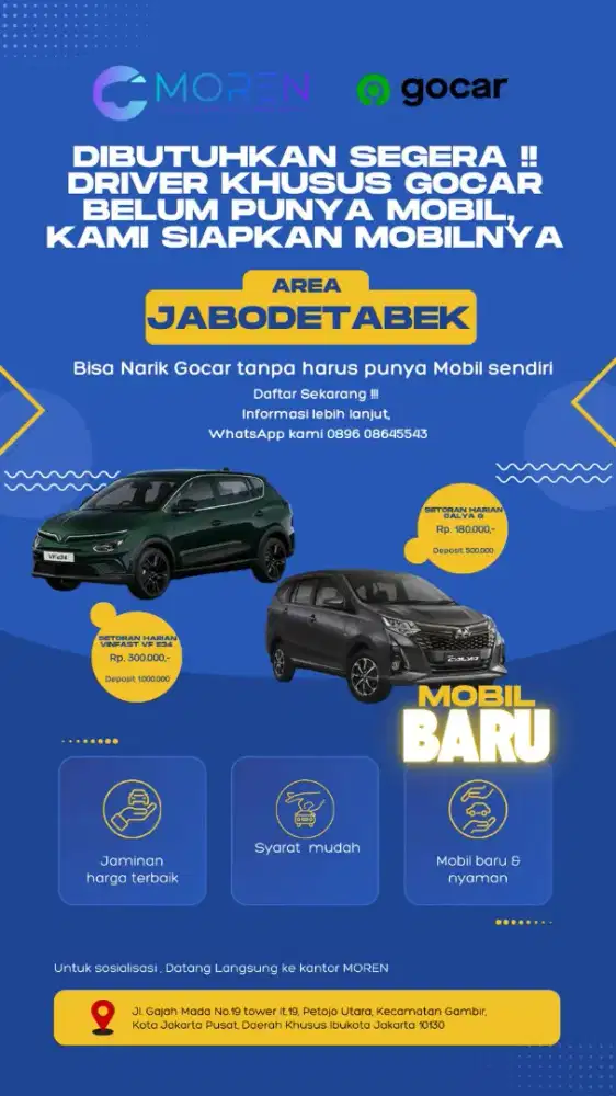 Lowongan Driver Gocar