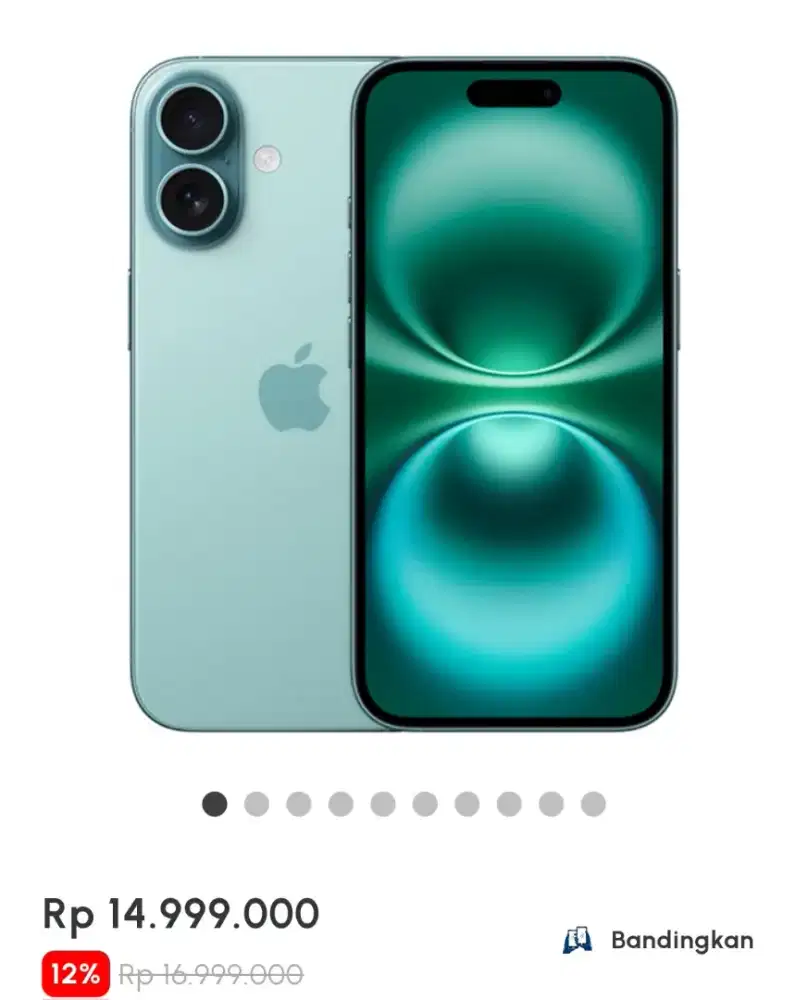 IPHONE 16 128GB New iBox Bisa Cash/Kredit Cepat dan Mudah Tanpa DP