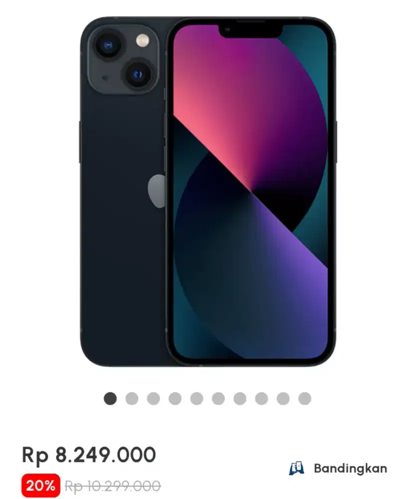IPHONE 13 128GB New iBox Bisa Cash/Kredit Cepat dan Mudah Tanpa DP