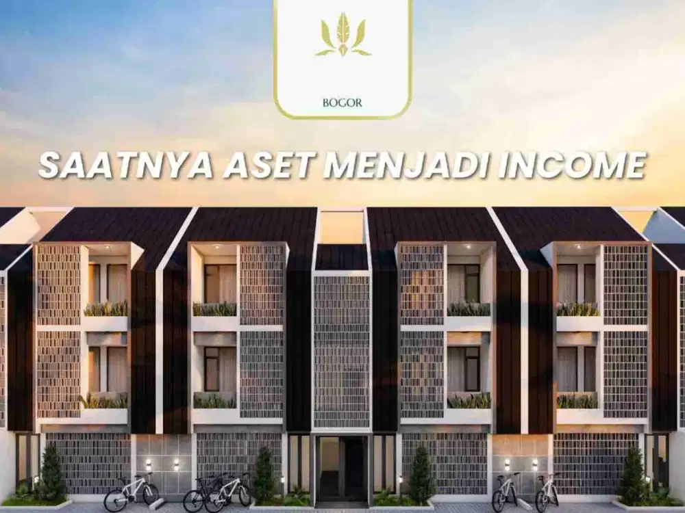 Jual bangunan kosan Dramaga 6 kamar tidur/mandi full furnished strategis hanya 500 meter di gerbang universitas IPB Bogor