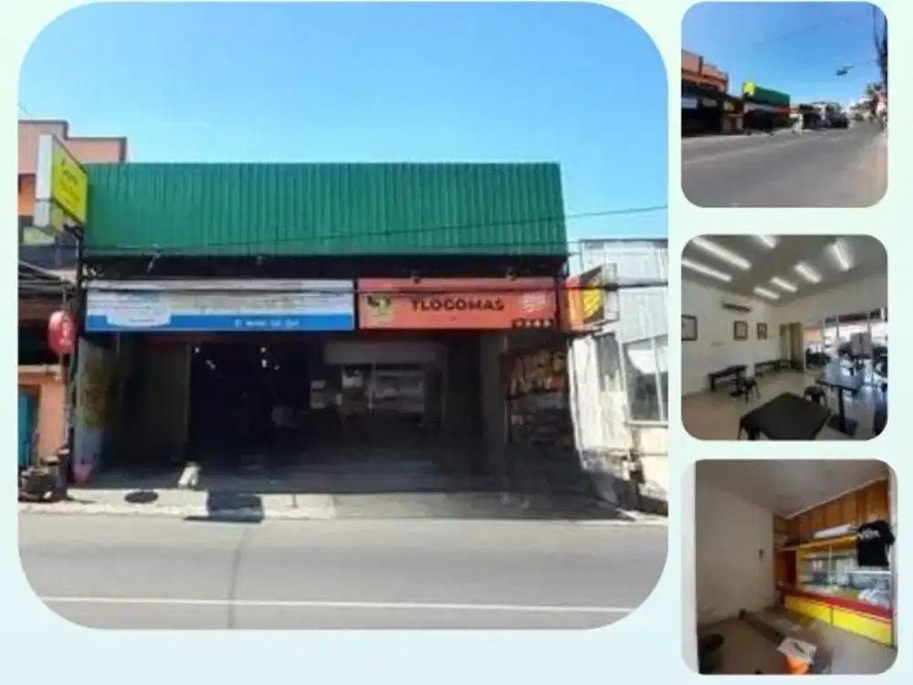 Ruko Murah Aset Bank Jalan Raya Tlogomas, Kelurahan Tlogomas, Kecamatan Lowokwaru, Kota Malang