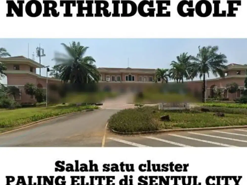 DIJUAL TANAH KAVLING Di NORTHRIDGE, SENTUL CITY (SSR413) A1