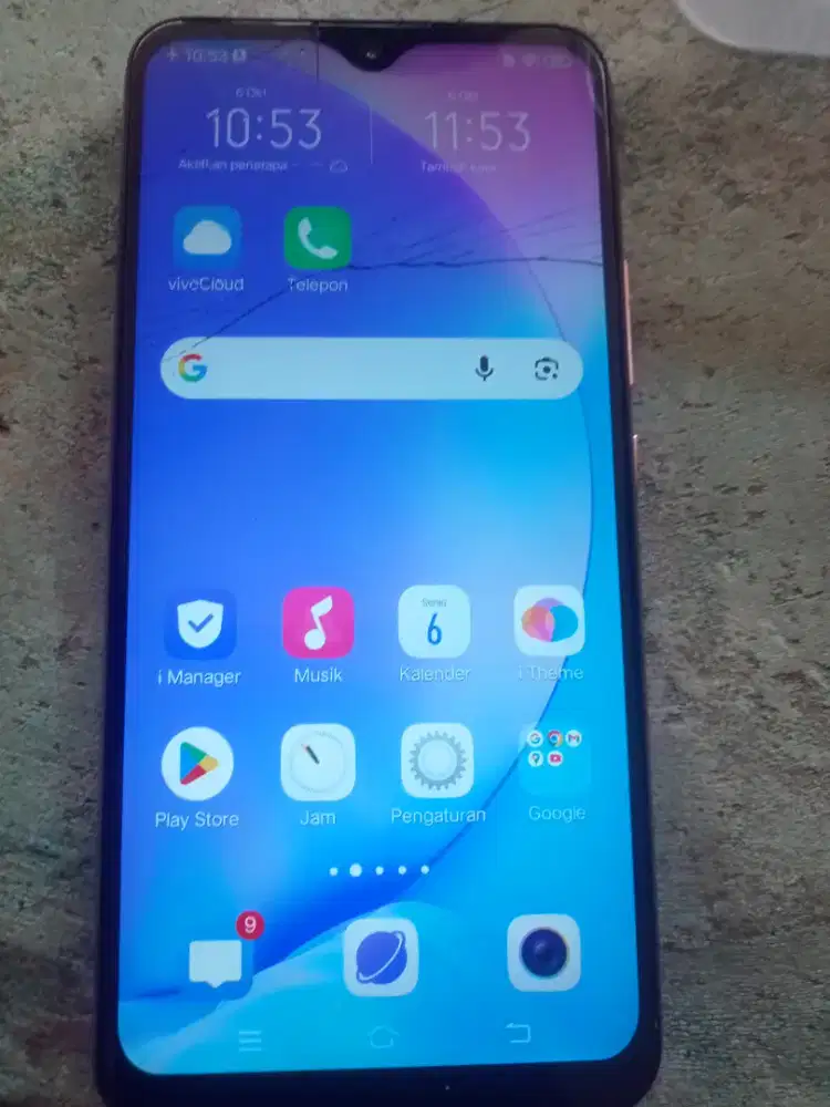 Vivo Y17 ram 8/256 Gb LCD pecah