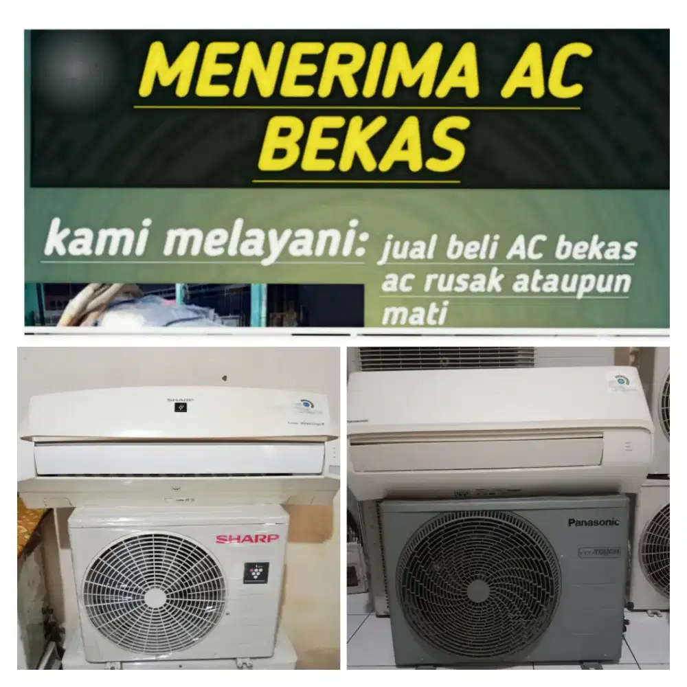 Terima ac bekas rusak