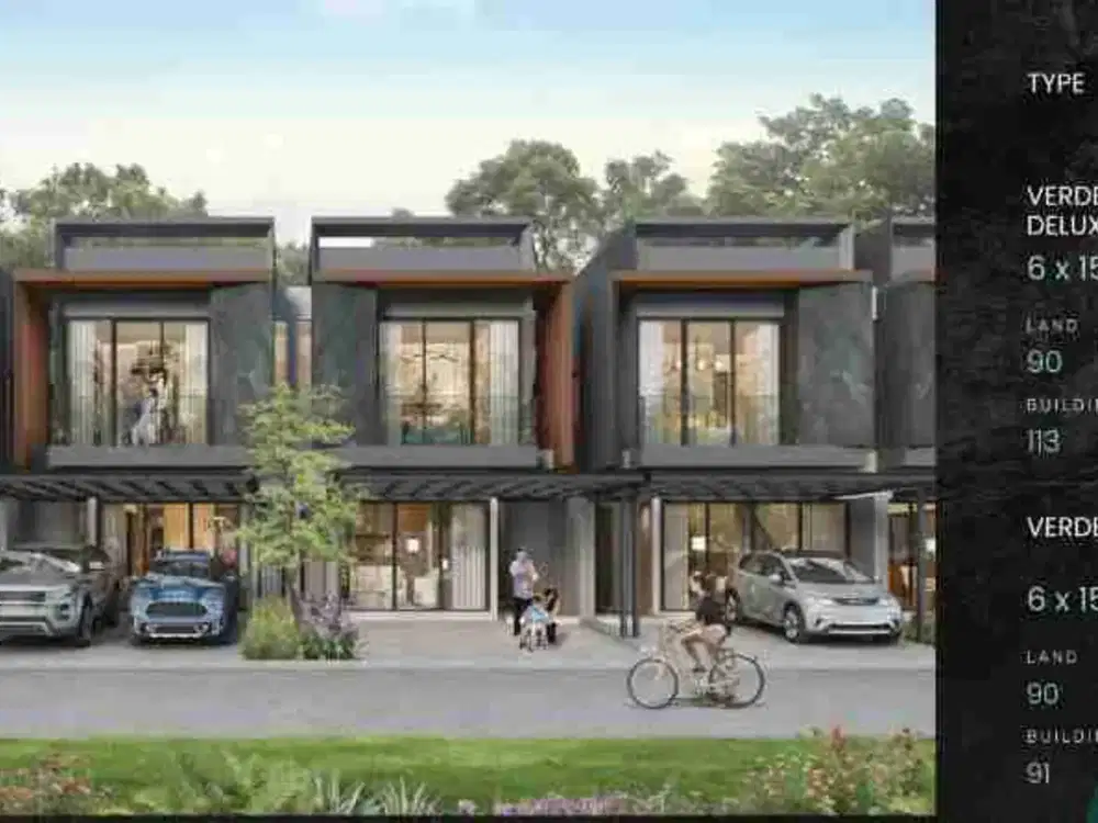 dijual rumah baru di greenlake Surabaya 3 cluster