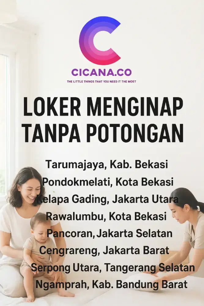Loker Art babysitter driver caregiver langsung kerja cari pengalaman