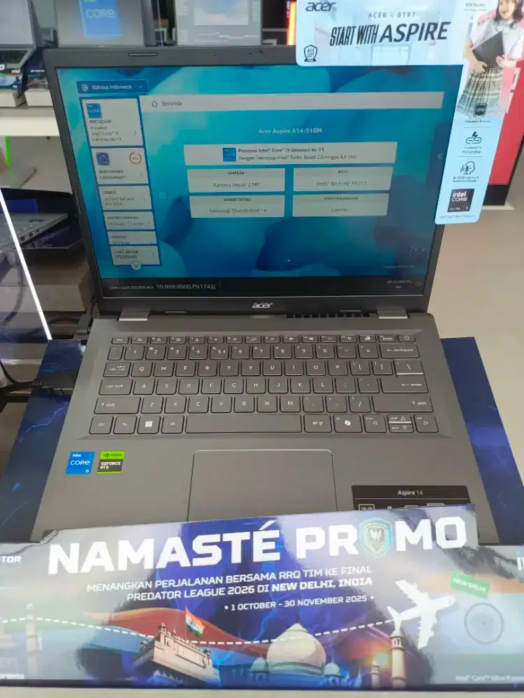 Kredit laptop Acer ASPIRE A14-51GM tanpa DP dan ADM