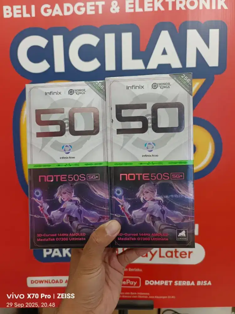 Infinix note 50s 5g 8/256