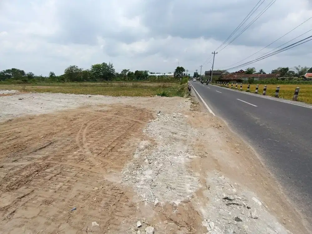 Tanah Tepi Aspal Godean Cocok Bangun Usaha