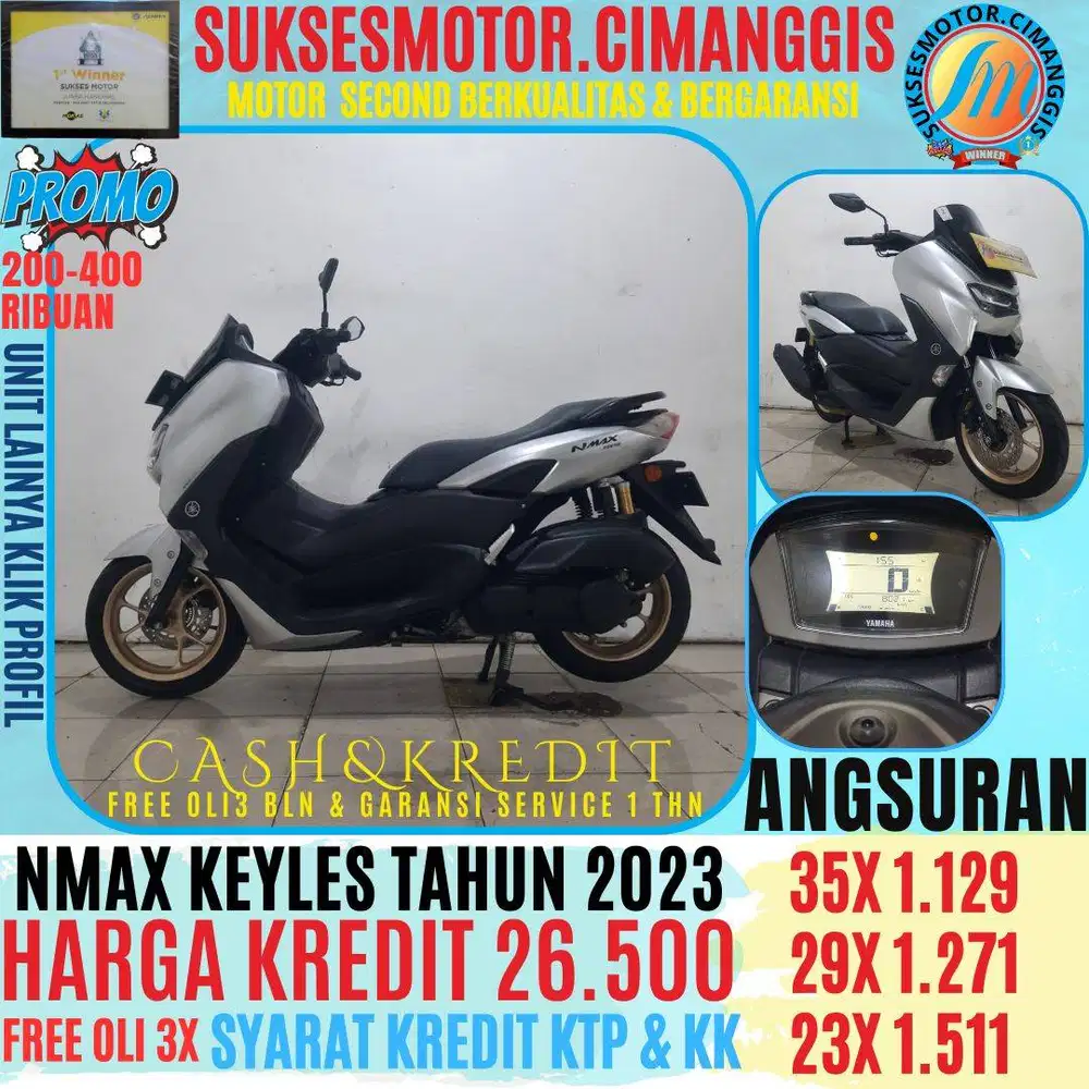PROMO NMAX KEYLES TERMURAH CASHBACK UPTO 700 RIBUAN FREE OLI 3 BLN