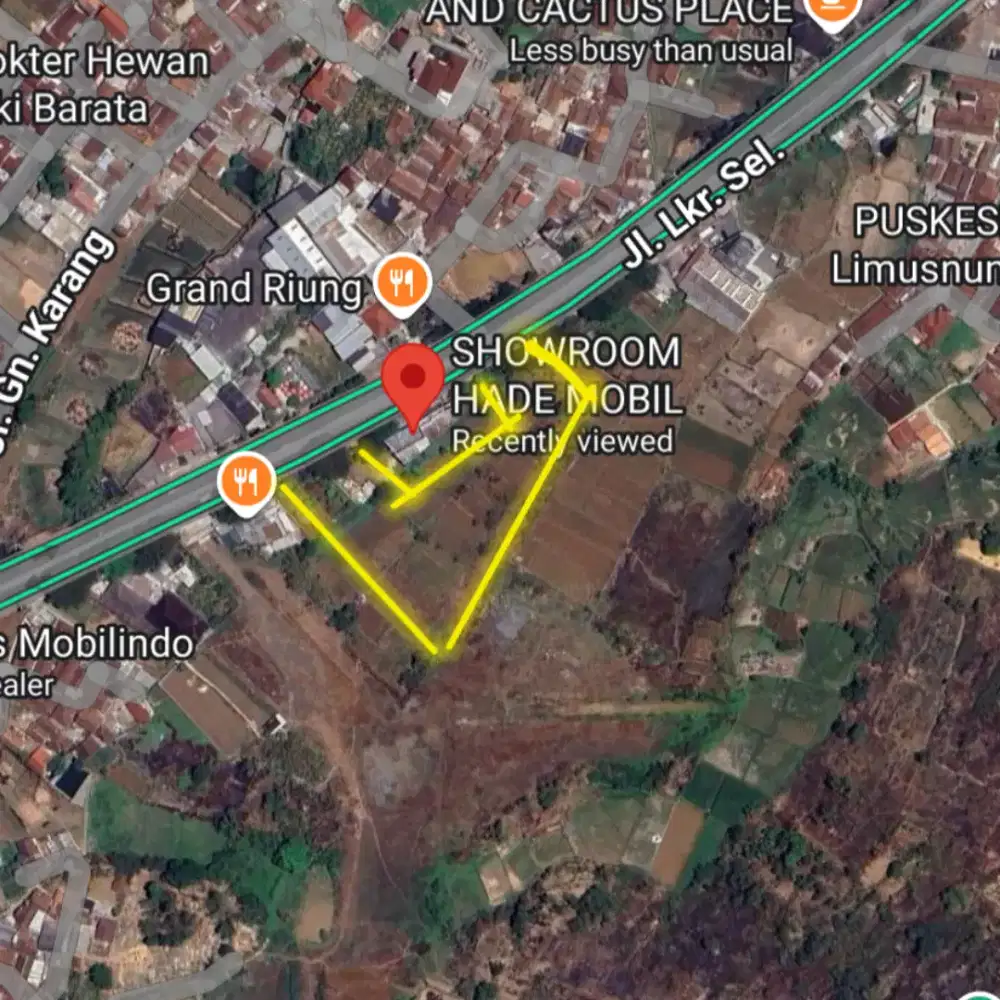 Dijual tanah di lingkar selatan, limus nunggal, cibereum, sukabumi
