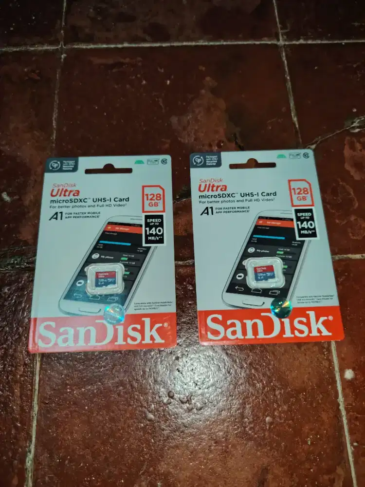 Sandisk Ultra 128GB SD Card Red