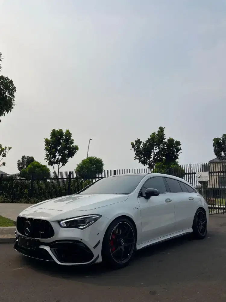 Mercy CLA45S Shooting Brake 2025 Putih Km2rb Nik 2023 Wagon Estate