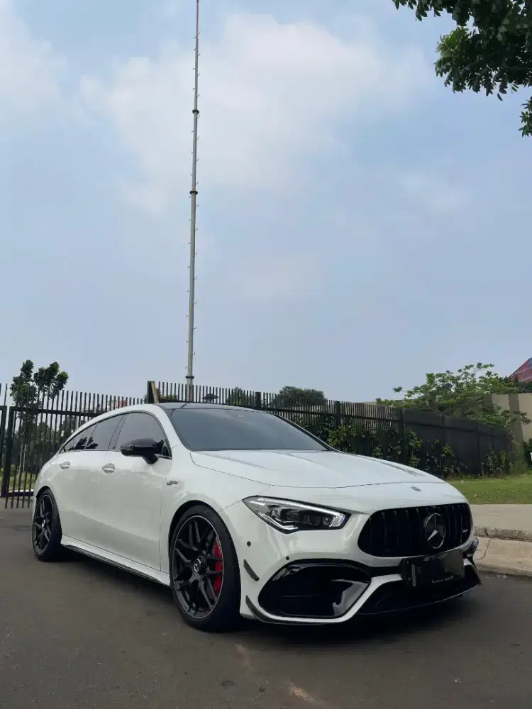 Mercy CLA45S Shooting Brake 2025 Putih Km2rb Nik 2023 Wagon Estate