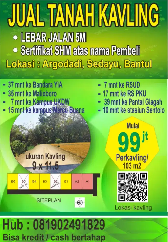 Jual Tanah Kavling