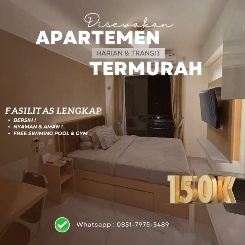Sewa Apartemen Harian/Transit Jakarta Sentra Timur Termurah