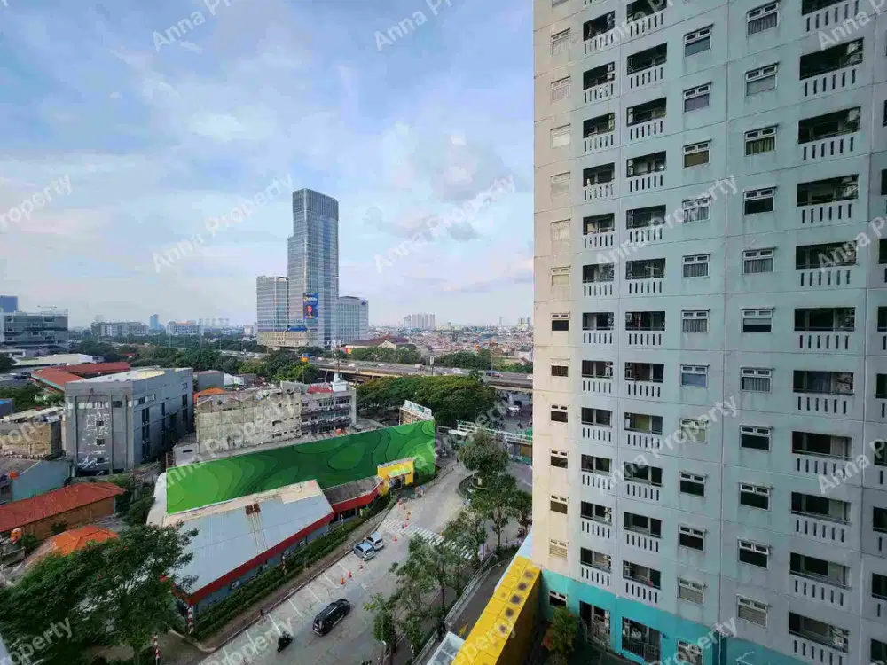 apt 2 kamar fullfurnised tower mall view city lantai rendah Murah!